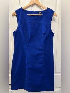 Vintage Jacob Cobalt Blue Sheath Dress Sz 12 | Office Summer Classic